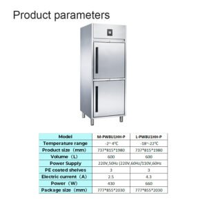 PW8U1HH-P | Upright Chiller & Freezer( Pass Through Type)