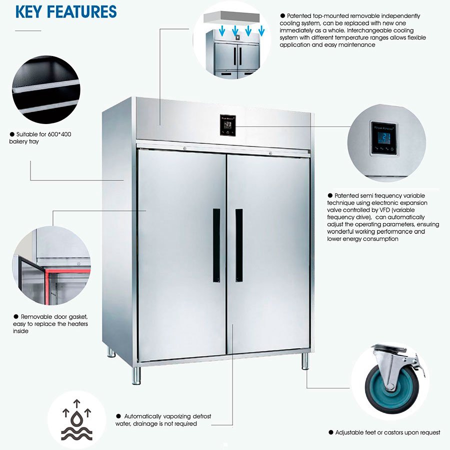 F-PW8U1F | Upright Chiller & Freezer with Bakery Trays