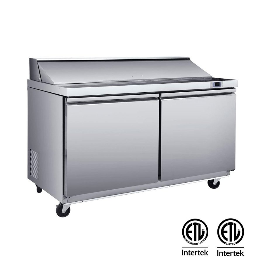 AS60-24M | 60”w Mega Top Sandwich Prep Refrigerator - Image 2