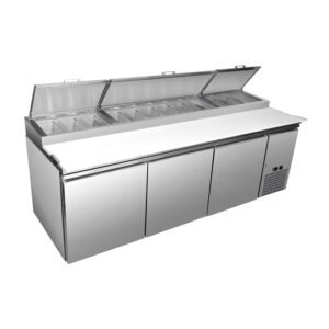 ZP93 | 93” w Pizza Prep Table Refrigerator