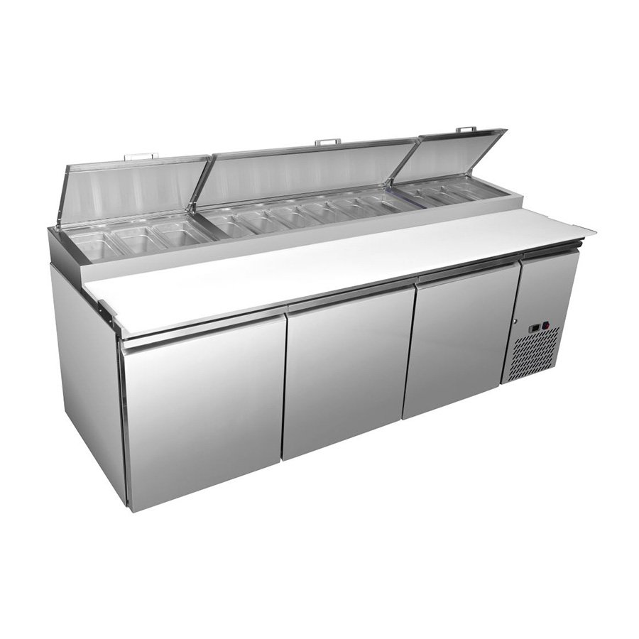 ZP93 | 93” w Pizza Prep Table Refrigerator