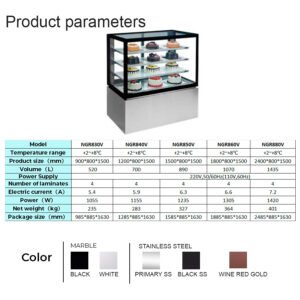 NGR8 V| Floor standing showcase refrigerator