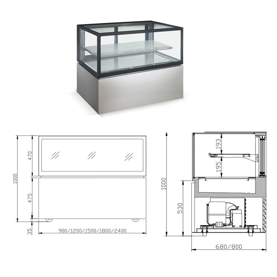 NLR7V | Floor standing showcase refrigerator - Image 4