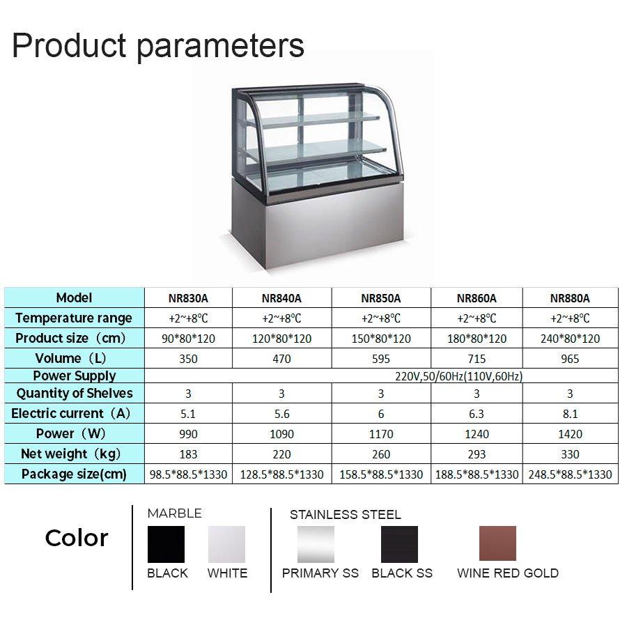 NR8 A| Floor standing showcase refrigerator