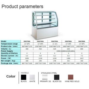 NSG7 A| Floor standing showcase refrigerator