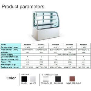 NSG8 A| Floor standing showcase refrigerator
