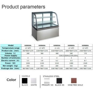 NSR8 A| Floor standing showcase refrigerator