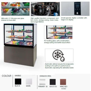 Salad showcase refrigerator