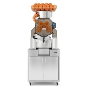 Zumex 08820 Speed Up All-in-One High Capacity Automatic Feed Juicer with Wide Mirror Podium - 40 Fruits / Minute