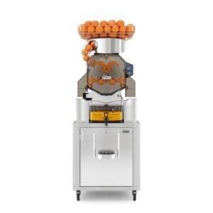 Zumex 08842 Speed S+ Self Service All-in-One High Capacity Automatic Feed Juicer with Tank Podium - 40 Fruits / Minute