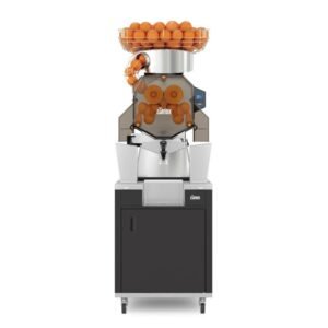 Zumex 09945 Speed Up All-in-One High Capacity Automatic Feed Juicer with Slim Black Podium - 40 Fruits / Minute