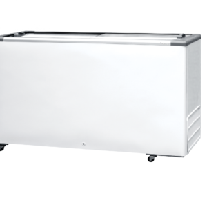 19.5 cu. ft. or 550 L Flat Glass Top Sliding Lid Display Chest Freezer (HFSL550-1V007)