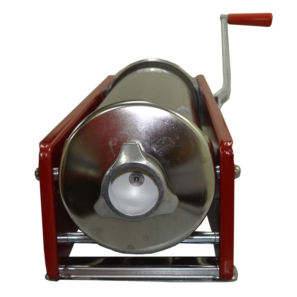 Tre Spade Manual 22lb. / 10Kg Horizontal 2-Speed Enameled Steel Sausage Stuffer - Image 3