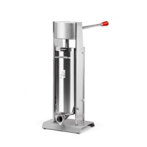 Tre Spade Manual 22lb. / 10Kg Vertical 2-Speed Enameled Steel Sausage Stuffer