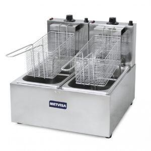 ELECTRIC FRYER 1.5 GL 6 LT. DOUBLE BASKET 0.7 GL – 3 LT EACH BASKET