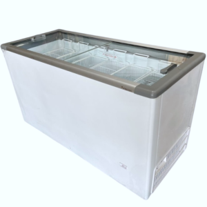 Fricon HFSL503 Flat Glass Top Sliding Lid Display Chest Freezer (HFSL503-1V021)