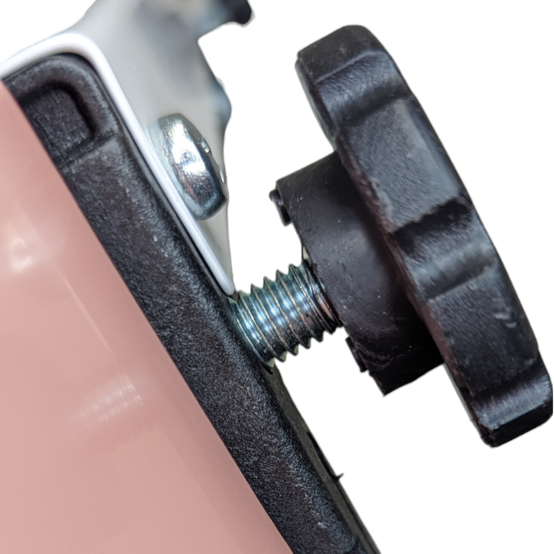 TREVI Fondant and dough rolling sheeter 14½" width cylinder, electric, with dough cutter, non-stick rollers, PINK - Image 9