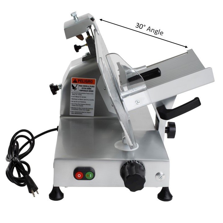 SLICER TREVI 12" 300 BIG Manual Gravity Feed Meat Slicer - 1/3 hp - Image 3