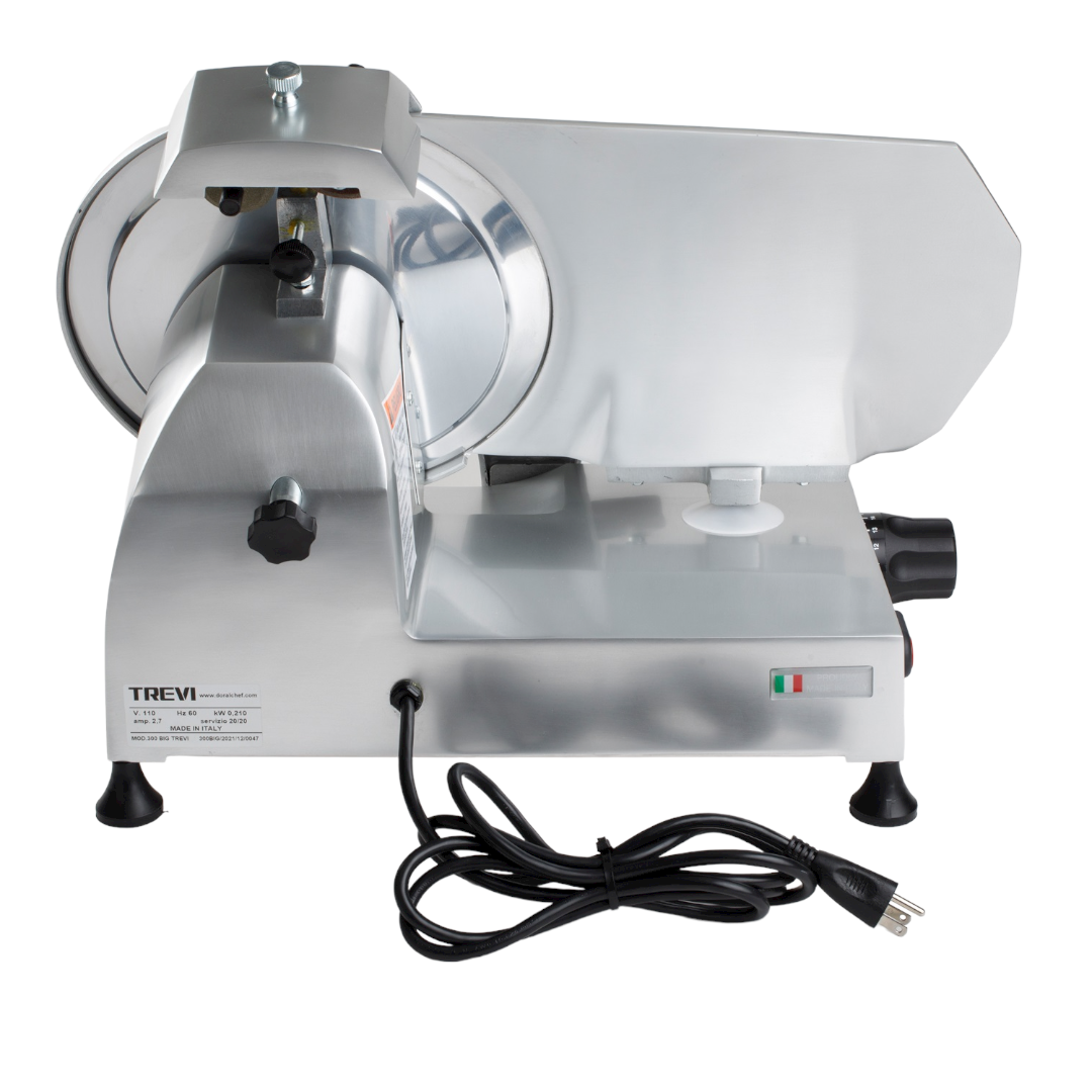 SLICER TREVI 12" 300 BIG Manual Gravity Feed Meat Slicer - 1/3 hp - Image 9