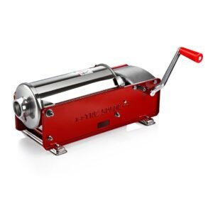Tre Spade Manual 11lb. / 5Kg Horizontal 2-Speed Stainless Steel Sausage Stuffer