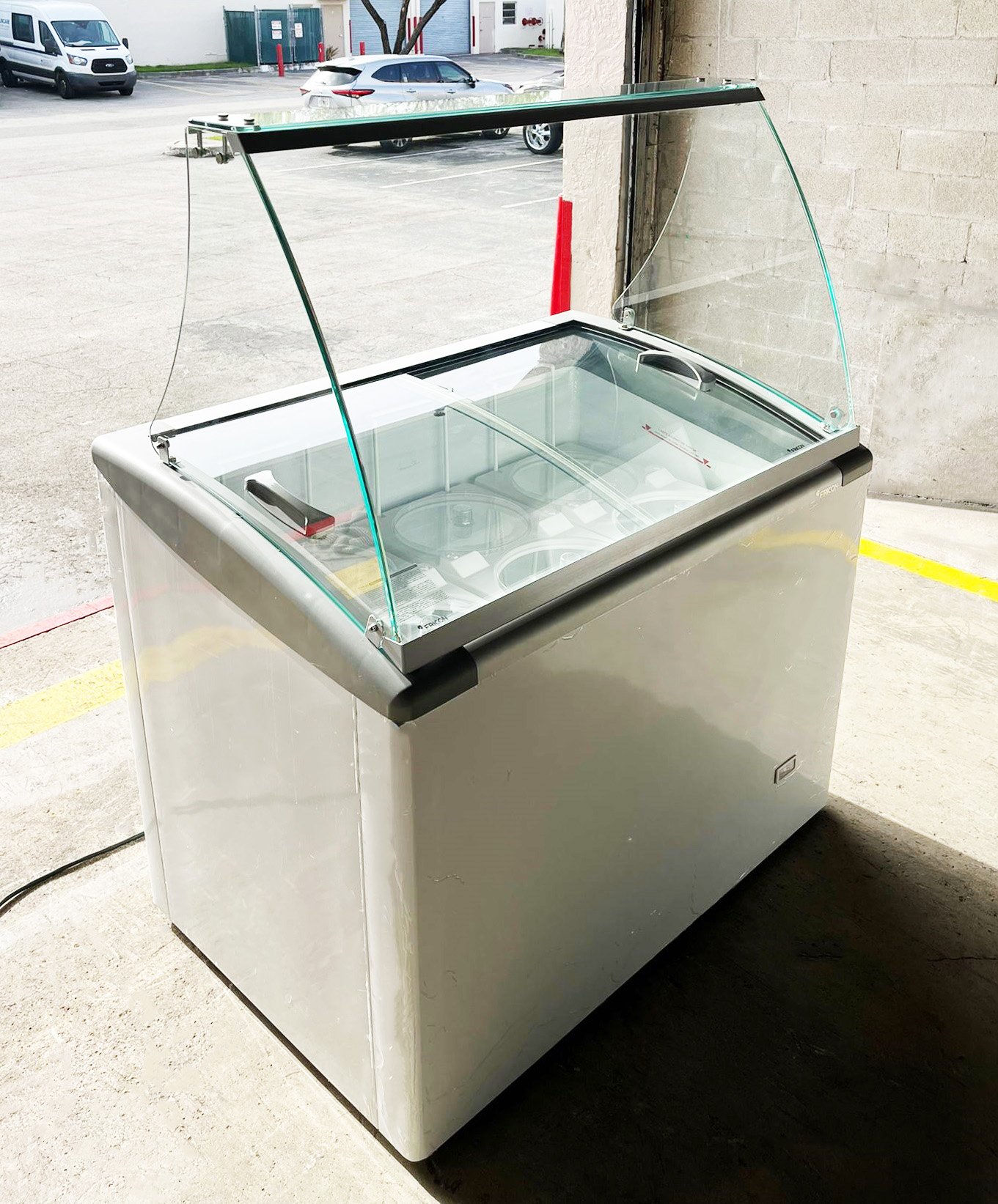 17 cu. ft or 476 L Dipping Cabinet Scooping Ice Cream Freezer (HFSL 476-1l034) - Image 3